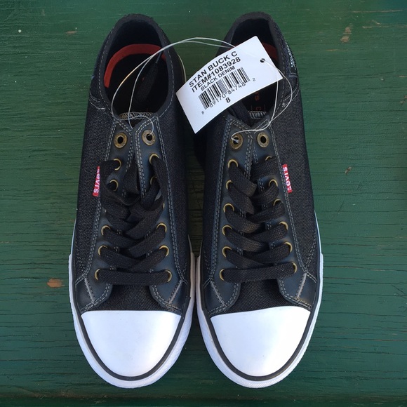 levi's men's denim sneakers